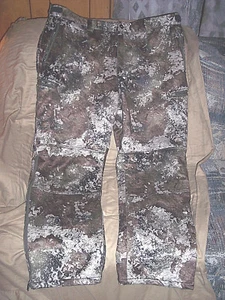Mens 2X Camo Pants Kryvo Windproof Pants Strata Camo Hunting Pants Scent Control - Picture 1 of 8