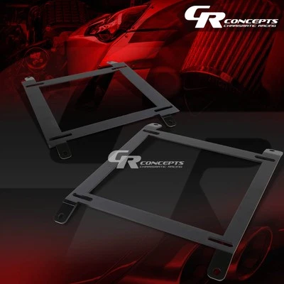 LEFT+RIGHT TENSILE RACING BUCKET SEAT LOW MOUNT BRACKET FOR 89-97 MIATA MX-5 NA - Image 1 of 4