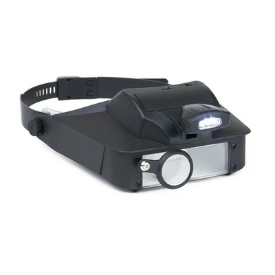Carson LV-10 LumiVisor Magnifier 2x 3x 5x 6x Adjustable Head Strap LED Light - Image 1 of 4
