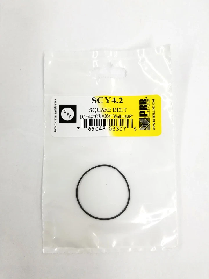 PROJECTOR RECORDER BELT SCY4.2, PRB Square Cut Belt for VCR, Cassette, CD Drive or DVD Drive SCY 4.2