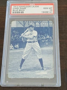 1913 Napoleon Nap Lajoie Game Card Graded PSA 10 MINT Hall of Famer ! - Picture 1 of 4