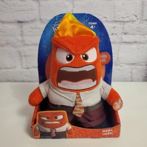 Disney Pixar ANGER Inisde Out 9 Zoll Plüschpuppe Tomy 2015 spricht * ohne Ton - Bild 1 von 7