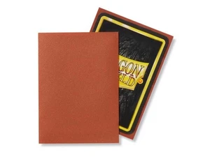 Escudo Dragón 100 Tamaño Estándar 63x88mm Fundas para Tarjetas Mate-Cobre 'Draco Primus' - Imagen 1 de 2