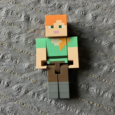 Figura de acción Minecraft Alex a gran escala 8,5" juguete articulado Mattel 2017 Mojang Foto 1 de 3
