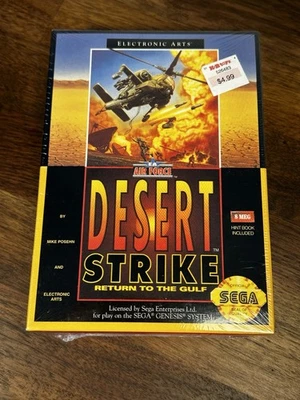Desert Strike  Gulf War Sega Genesis Factory Sealed New EA Air Force - Image 1 of 4