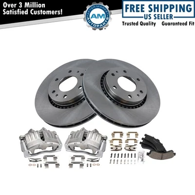 Pinzas de freno delanteras pastillas de cerámica rotores para Ascender Envoy Rainier Trailblazer Foto 1 de 4