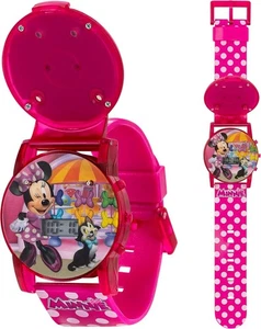 Disney Minnie Mouse Kinder Blinkende Musikuhr mit Soundeffekten, Bunt...  - Bild 1 von 10