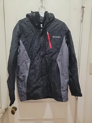 Columbia Bugaboo Interchange Core Omni Tech Jacket Men's Medium Black Gray  - Image 1 of 4
