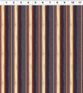 Quilting Sewing Fabric *Low Price* Clothworks Land that I Love stripe y2415-117 - Picture 1 of 1