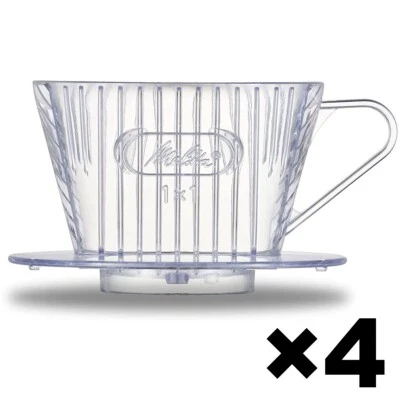 Melitta Coffee Dripper for 1-2Cups with Spoon 4Cup Set ‎98 x 111 x 61mm - Image 1 of 4
