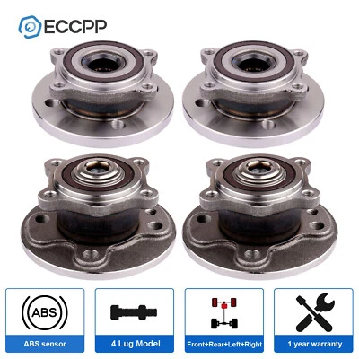 4x Cojinetes de cubo de rueda delanteros traseros tracción delantera para Mini Cooper 2007 2008 2009 2010-2015 Foto 1 de 4