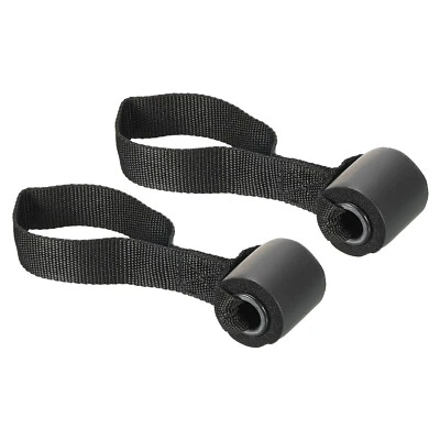 2Pcs Heavy Type Door Anchor for Resistance Bands Exercise Band Attachment, Black - image 1 of 4