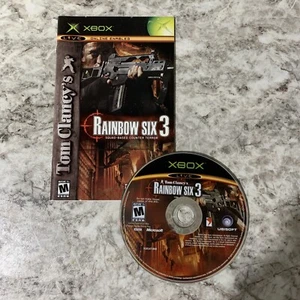 Tom Clancy's Rainbow Six 3 (Microsoft Xbox, 2003) Disc And Manual - Picture 1 of 2