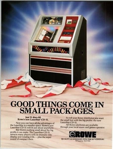 Laserstar Jukebox FLYER Rowe 1995 Unused Original Phonograph Art Ready To Frame - Picture 1 of 2