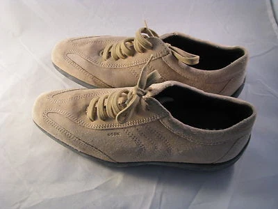 Tenis Geox Respira de cuero gamuza tostado de moda talla 37 EUR US 7,5  Foto 1 de 4