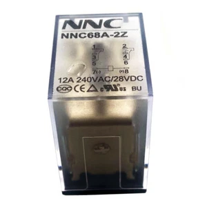1PC NNC68A-2Z 24VDC Intermediate Relay 8Pins 12A 240VAC/28VDC - Picture 1 of 5