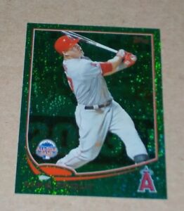 2013 Topps Update Mike Trout Card #US300 Emerald Foil Parallel Rare! Nice! K88