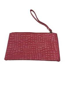 zipper pouch approximately 5X7 inches pink - Picture 1 of 2