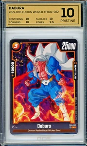 2024 Dragon Ball Z FUSION WORLD Dabura Graded OCE 10 Pristine Condition - Picture 1 of 2