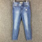 Bullhead Jeans Women's Size 26 High Rise Skinniest Denim Cotton Stretch