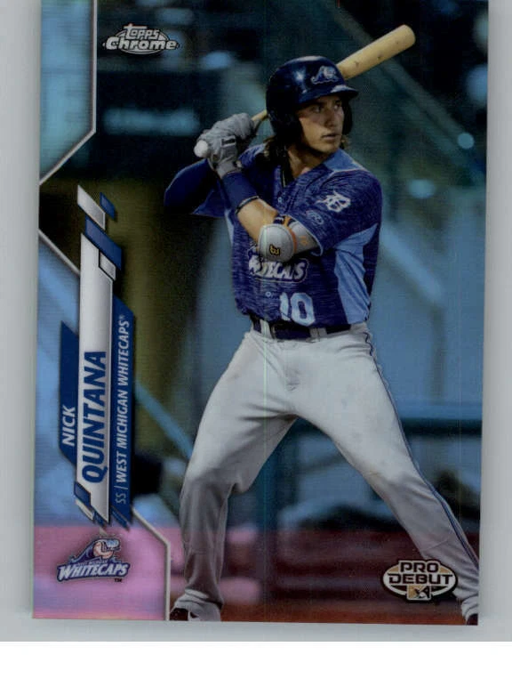 2020 Topps Pro Debut Chrome Refractors #PDC74 Nick Quintana 99 (ref 137039) - Image 1 of 2
