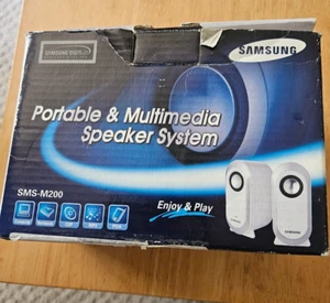 Samsung SMS-M200 Portable Wired Mini Speakers In Box - Picture 1 of 7