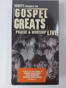 VHS Verity Presents the Gospel Greats - Praise & Worship Live Sealed Free Ship - Picture 1 of 4