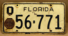 RARE  ( FLORIDA ) ANUAL  LICENSE PLATE WITH 1973 TAG