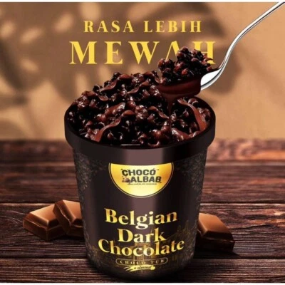 Belgian Dark Chocolate ( Choco Tub + Almond )  1 x Tub - Image 1 of 3