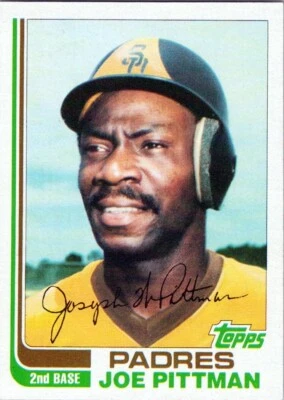 1982 Topps Traded #90T Joe Pittman San Diego Padres - Image 1 of 2