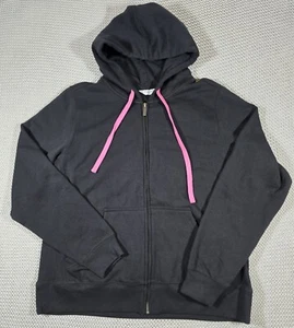 Peloton Ultimate Zip Hoodie Women Sz 1X Black Rainbow Spellout Logo - Picture 1 of 8