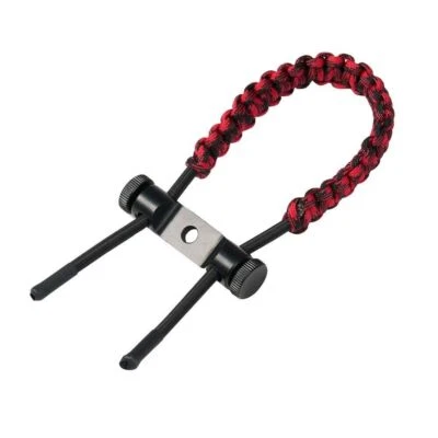 Herramientas de tiro con arco eslinga de arco ajustable cordón trenzado muñeca eslinga para arco compuesto Foto 1 de 4