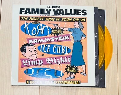 Family Values Tour '98 / 12" Yellow Vinyl 1999 US 2LP Limp Bizkit, Ice Cube - Image 1 of 4