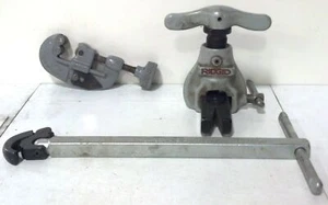 Ridgid No. 457 45° Tube Flaring Tool, No. 350 Pipe Cutter, No. 1010 Basin Wrench - Picture 1 of 7