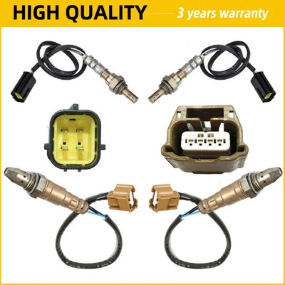 4件装氧气传感器上游+下游适用于2011-2013英菲尼迪G37 M37 3.7升V6美国 — 第 1/4 张图片