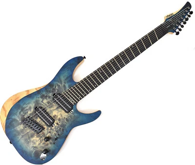Guitarra eléctrica multiescala Schecter Reaper-7 en Satin Sky Burst Foto 1 de 4