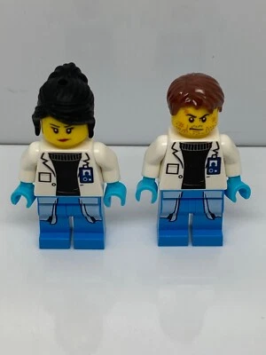 Lego Female & Male Technicians Minifigures Scientists - Image 1 of 2