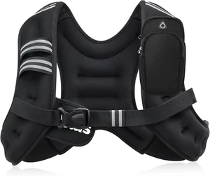 ZELUS Gilet Ponderato, 6Lb/8Lb/12Lb/16Lb/20Lb/25Lb/30Lb Gilet Peso - Foto 1 di 12