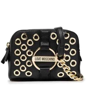 Love Moschino borsa donna a spalla borsetta a tracolla pochette 16x11.5x6 Nero - Imagen 1 de 5