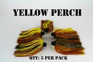 FALDAS PRO-TIE Bajo, cebo giratorio, cebo de pesca Chatterbait falda señuelo. Cantidad: 5 por paquete - Imagen 1 de 4