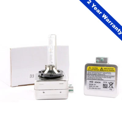 1 Pair of D3S D3R  HID Xenon Headlight OEM Bulb Fit Forment 6000K Lights - Image 1 of 4