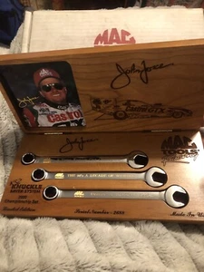 Mac Tools NHRA John Force 2000 Championship Wrench Set In Laser Engraved Case - Picture 1 of 12