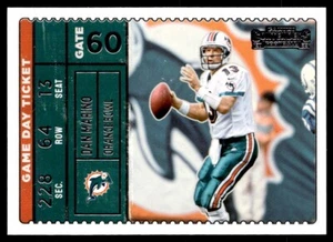 2022 Panini Contenders Game Day Ticket Dan Marino G57 #DMA - Picture 1 of 2