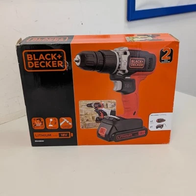 Black + Decker 18V Cordless Drill Driver - Boxed - Image 1 of 4
