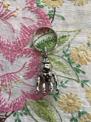 KIPLING Plata Metal Mono Llavero Anillo Bolso Dije Llavero NUEVO Sin Etiqueta Foto 1 de 2