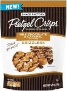 Pretzel Crisps Milk Chocolate & Caramel Drizzlers 5.5 Ounce - Picture 1 of 1