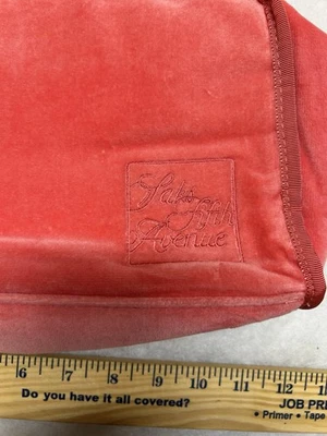 Bolso de viaje cosmético de terciopelo Saks Fifth Avenue de colección Foto 1 de 4