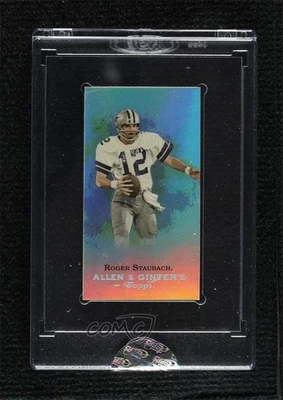 2009 eTopps Allen & Ginter's Super Bowl Champions 57/999 Roger Staubach #13 HOF - Image 1 of 3