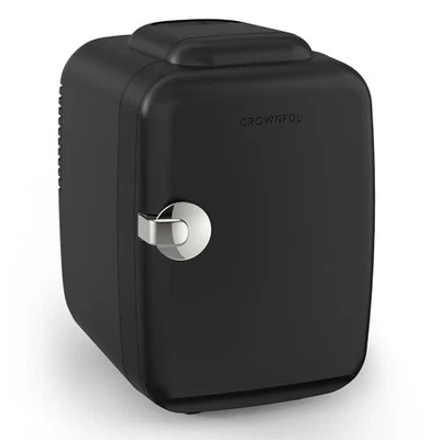 CROWNFUL MINI FRIDGE 4 LITER/6 CAN PORTABLE COOLER WARMER - Scratch & Dent - Image 1 of 4