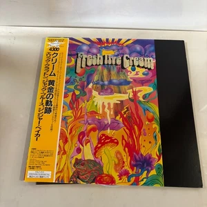 Japan Laser Disc CREAM FRESH LIVE VALC-3394 Disc & Cover VG+ - Picture 1 of 7